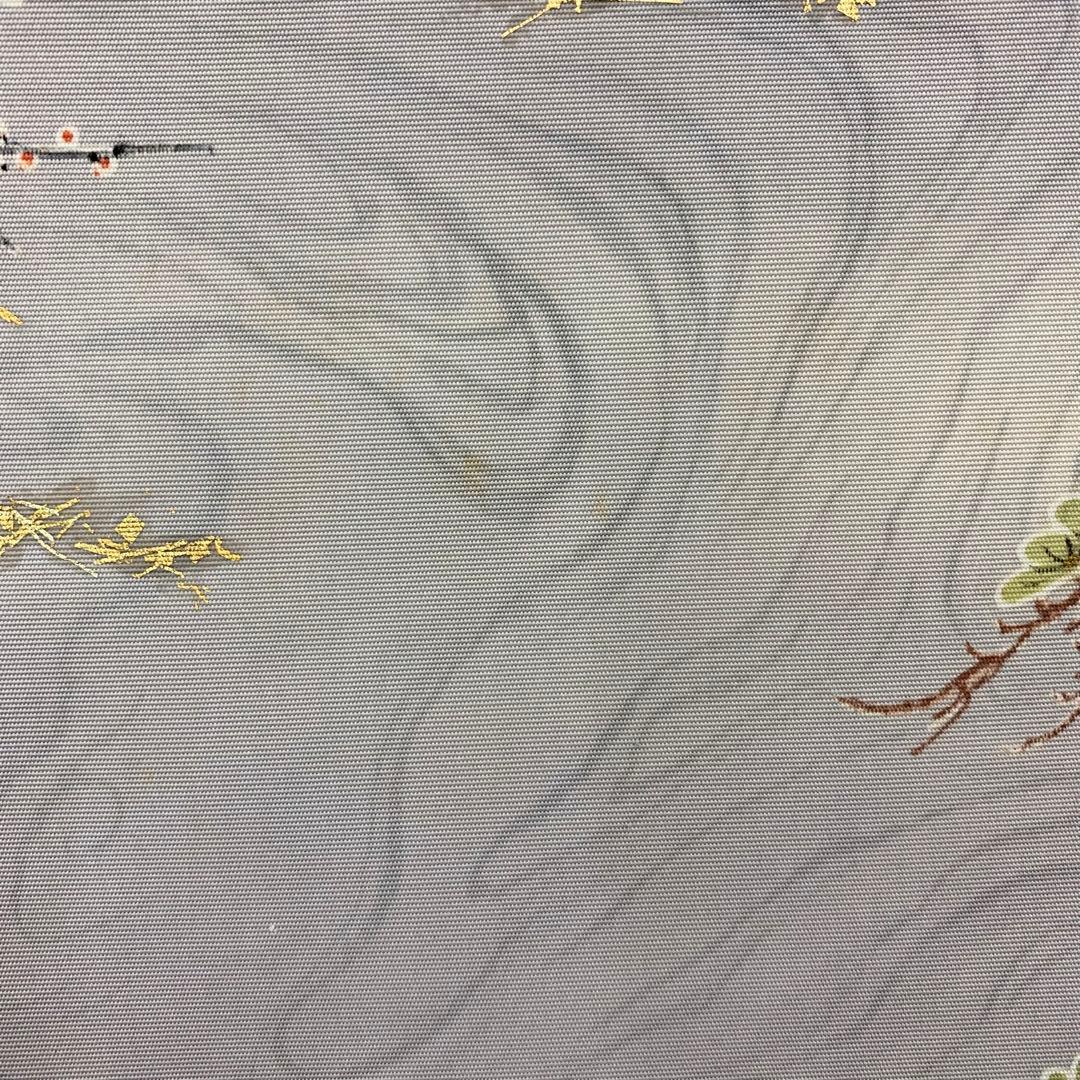 掛軸 田中鈴夫 友禅織 琵琶姫 共箱 染め物 伝統工芸