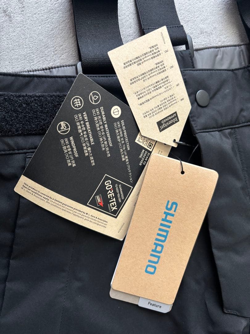 SHIMANO RA-022X アングラーズシェルパンツ WM ブラック　女性用