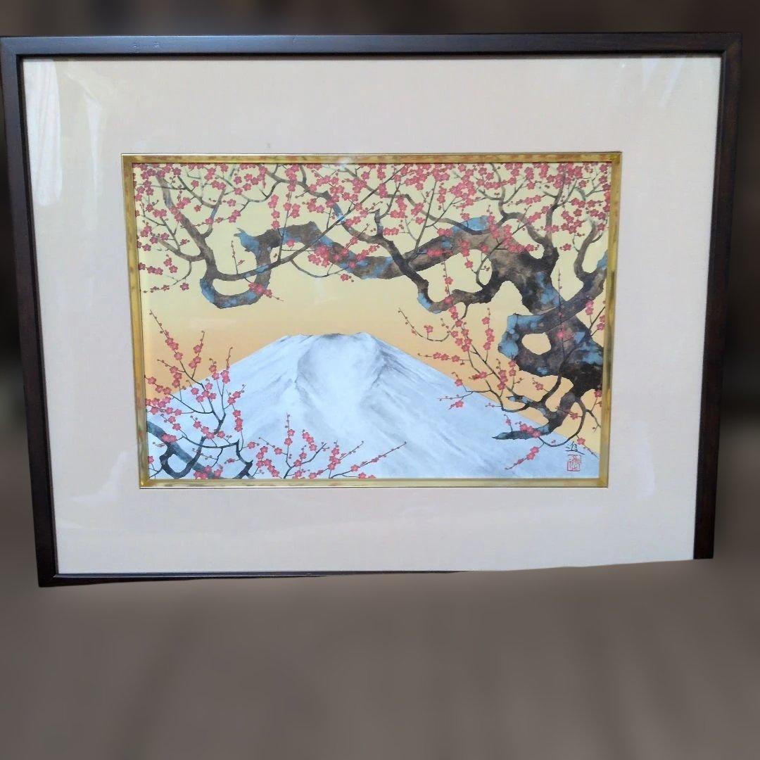 悠久景福、富士山と桜
