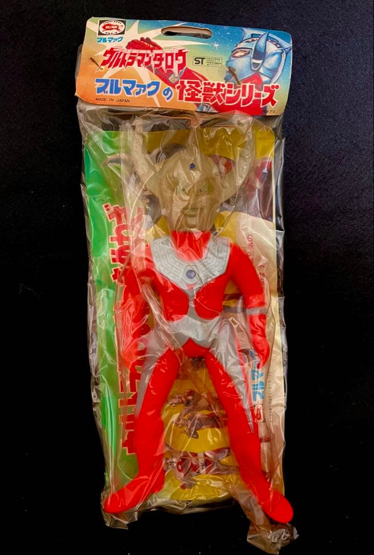 未開封　ブルマァク　ウルトラマン　タロウ　1973年　ソフビ　版権シール有り