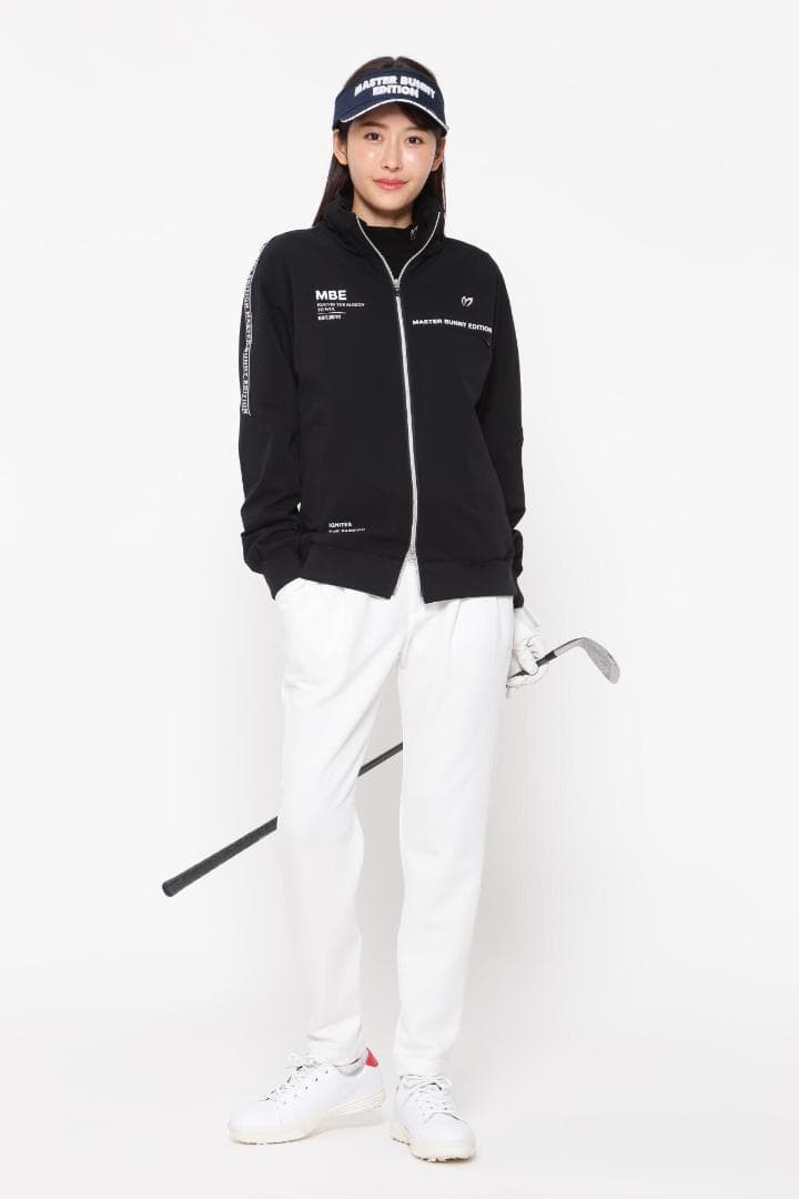 未使用 5万 タグ付 マスターバニーエディション ダブルジップ パーカー M 黒