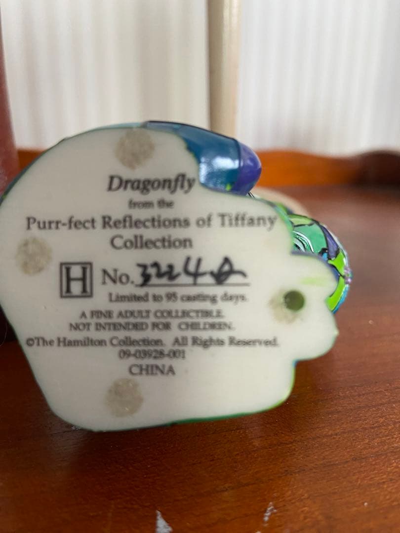 ティファニー　ねこ　フィギュア　限定　レア　ペーパーウエイト　置物
