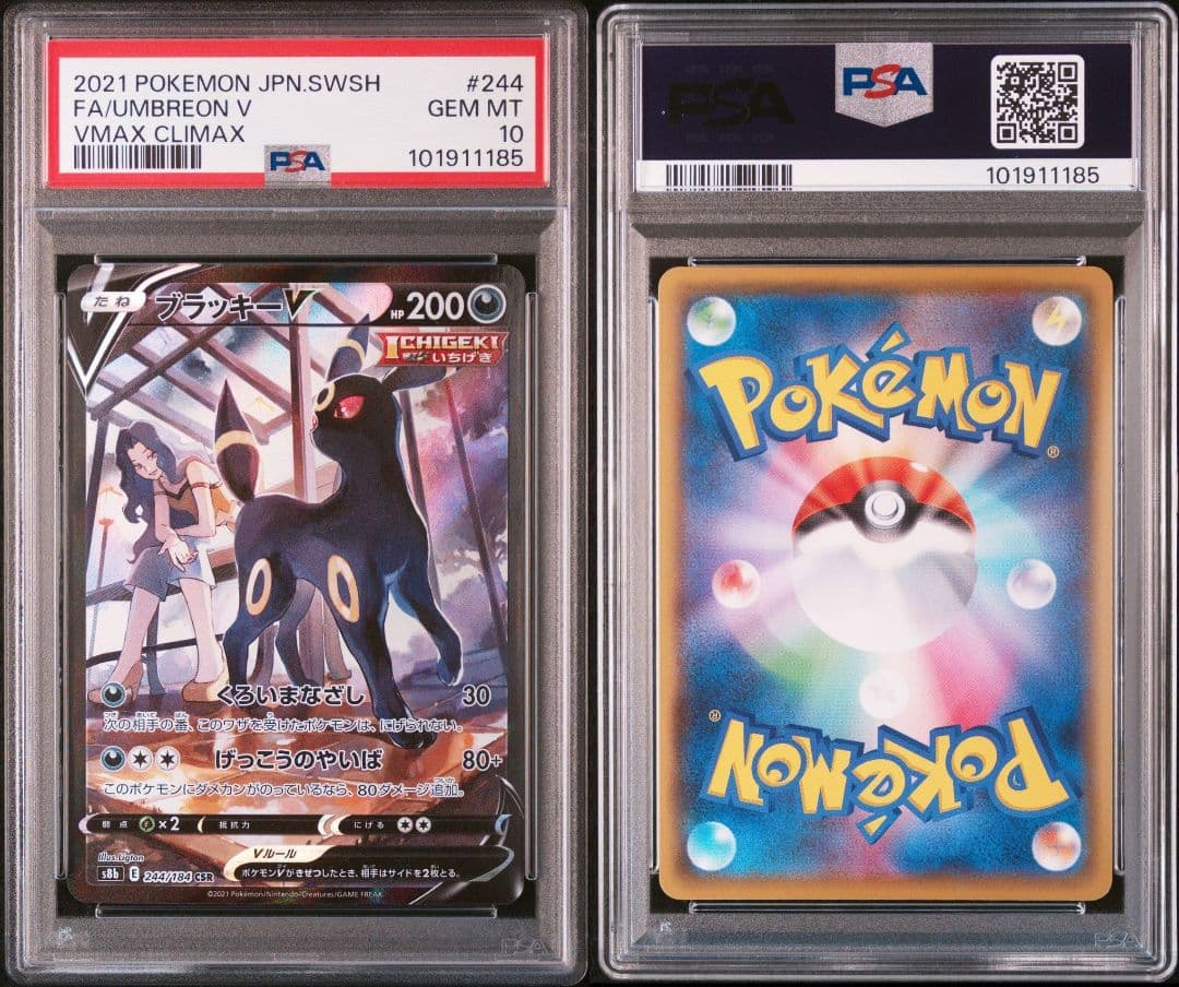 【PSA10】ブラッキーV CSR 〈244/184〉[S8b]