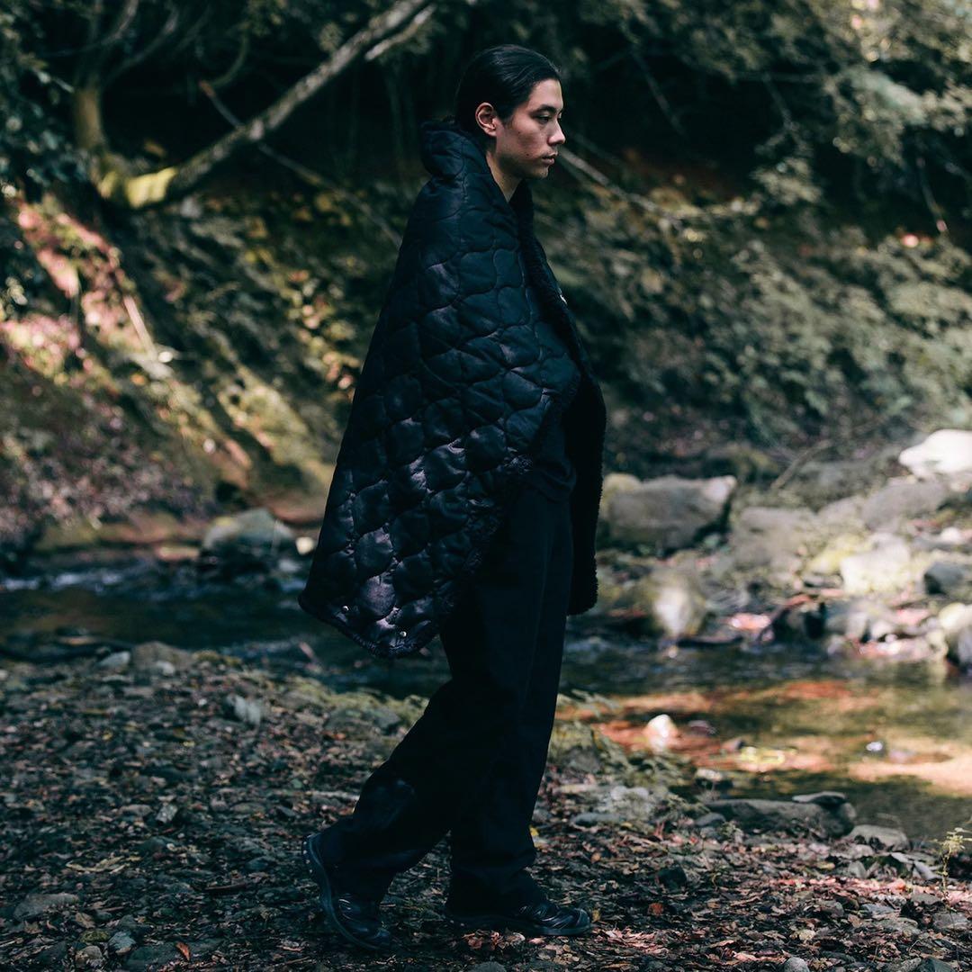 【新品】LUGH ルー 魔法瓶ブランケット 6層/グラフェン Sサイズ ブラック