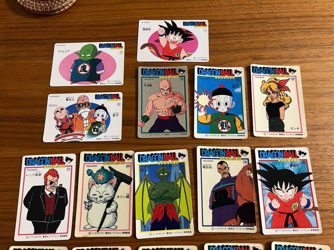 Drewドラゴンボール シール 孫悟空クリリン ナガサキヤ 当時物