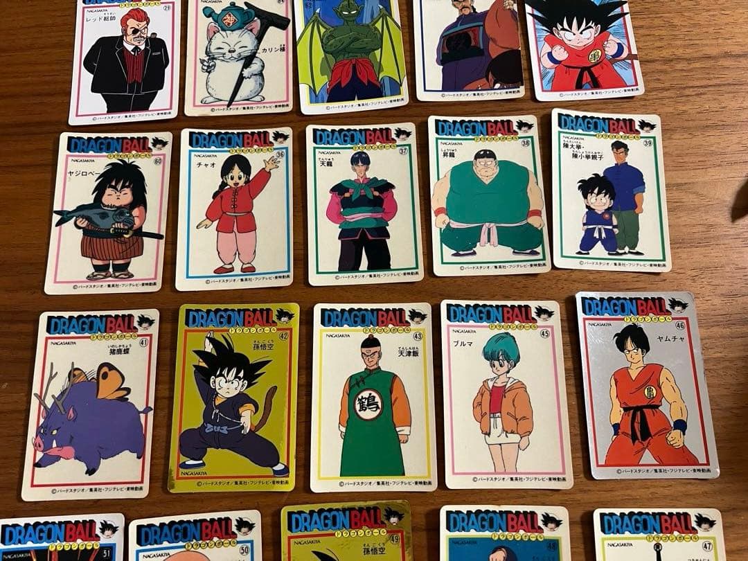 Drewドラゴンボール シール 孫悟空クリリン ナガサキヤ 当時物