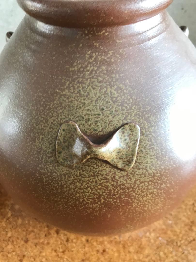 沖縄やちむん　三升甕