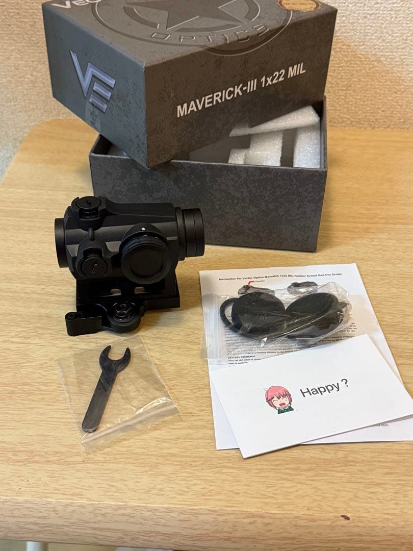 トイガン Vector Optics Maverick-III 1x22 MIL