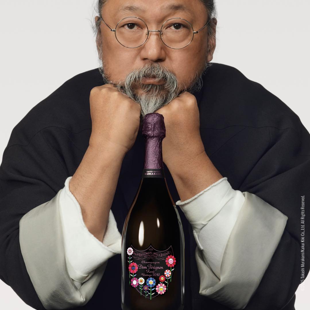 村上隆 ドンペリニヨン 限定品 2015年 ロゼ 2010年 箱付 2本 セット