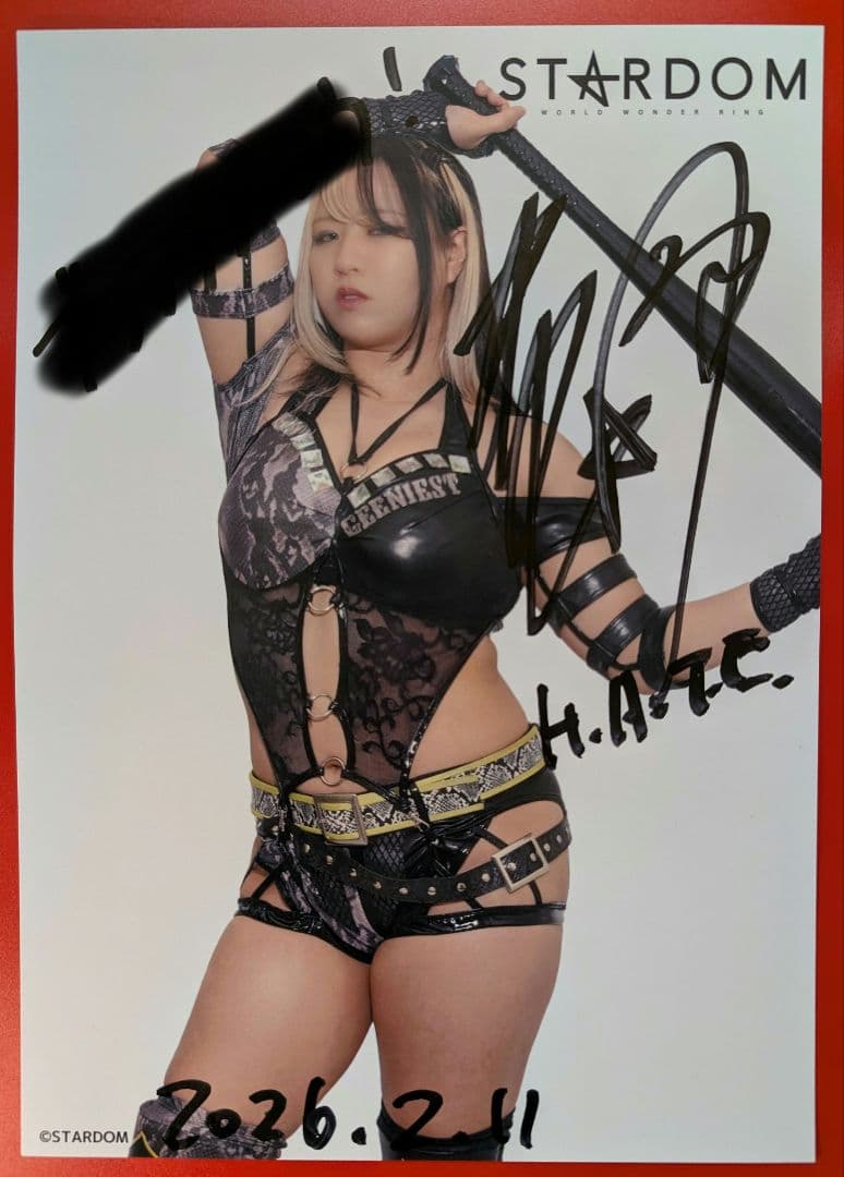 直筆サイン入りポートレート　渡辺桃　刀羅ナツコ　小波　3枚セット