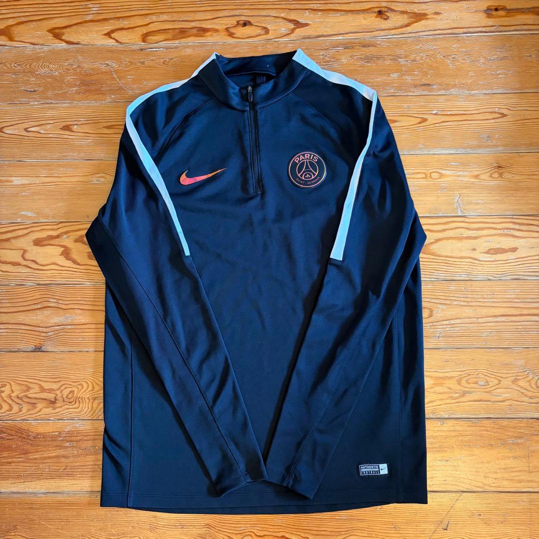 NIKE PSG DRI-FIT ハーフジップ ナイキ　ブラック　L