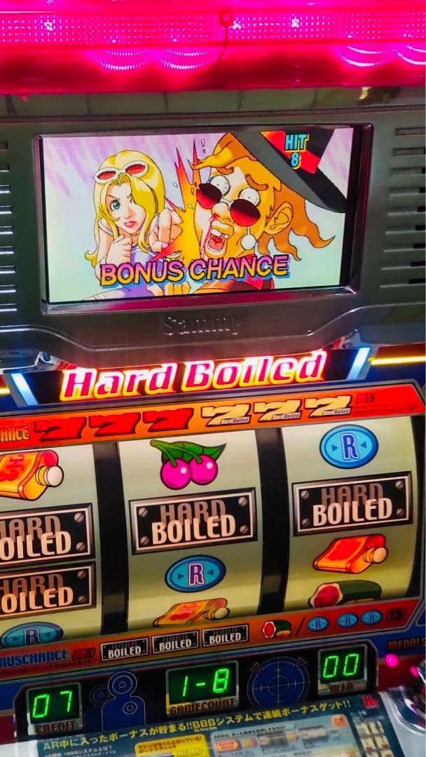 ハードボイルド　４号機実機　サミー　送料コミ