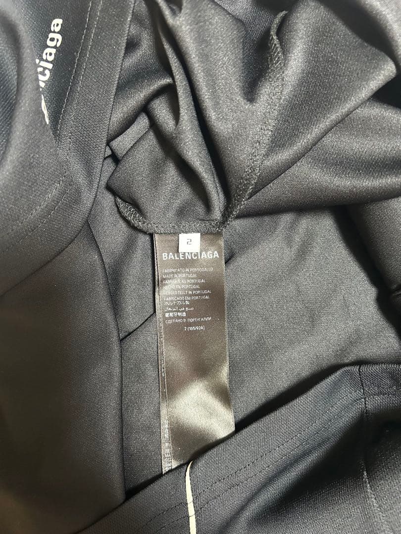 BALENCIAGA サッカーシャツ ブラック サイズ2