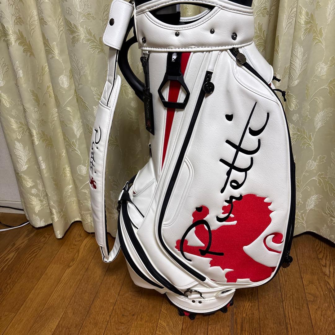 Piretti ゴルフバッグ・キャディバッグ ホワイト/レッド