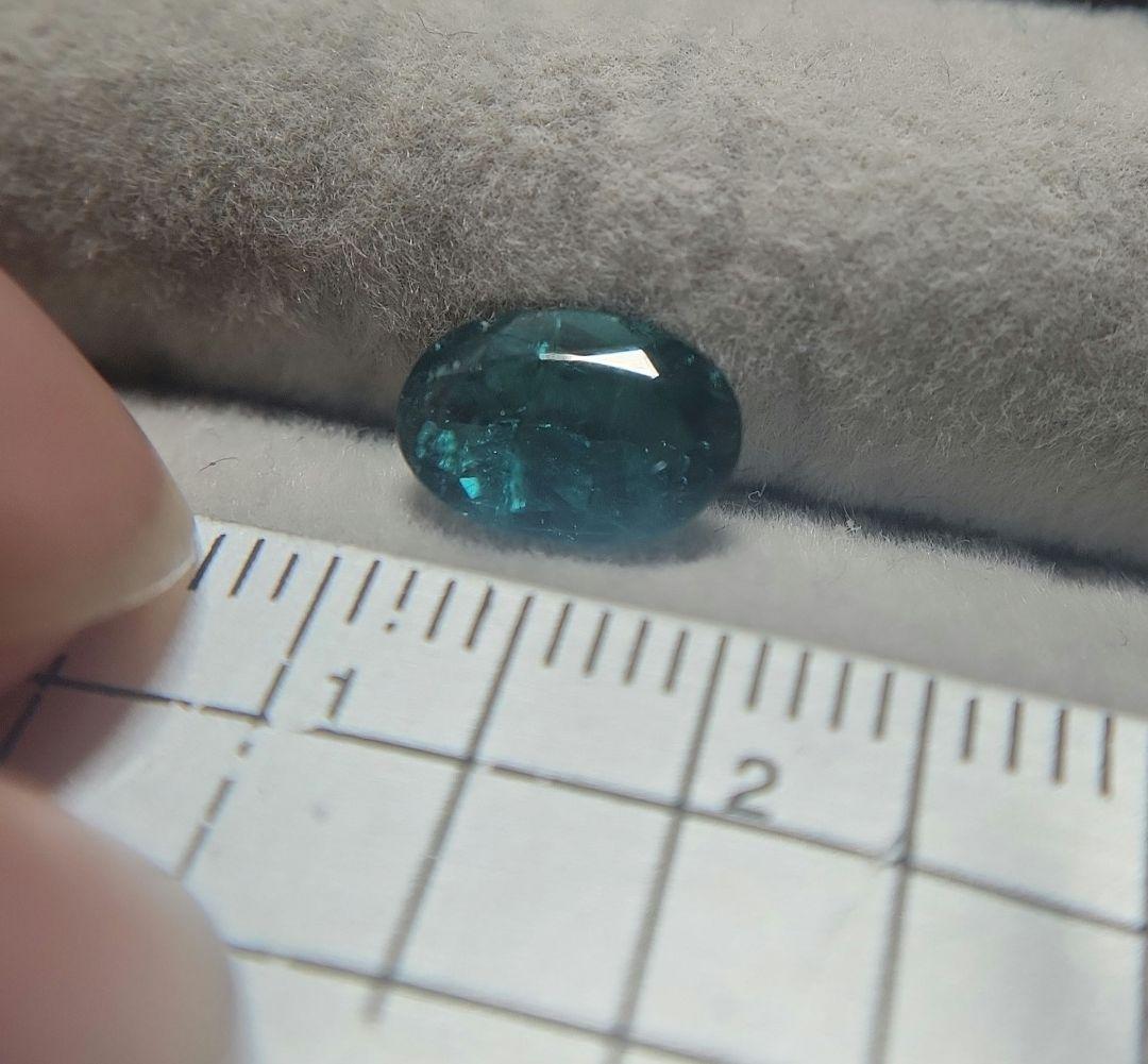 天然ブルーグリーントルマリン 1.538ct