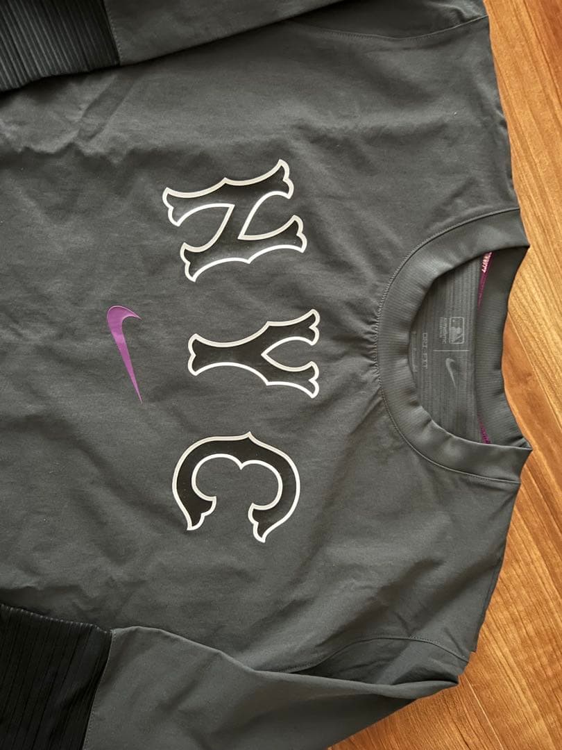 ニューヨークメッツ シティコネクト プルオーバーシャツ サイズS 選手支給モデル