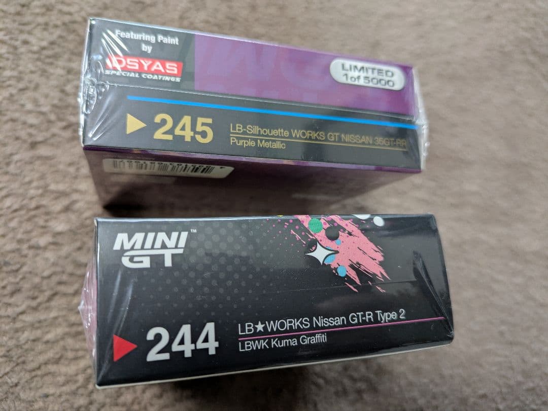MINI GT LB★WORKSリバティウォーク GT-R　244　245
