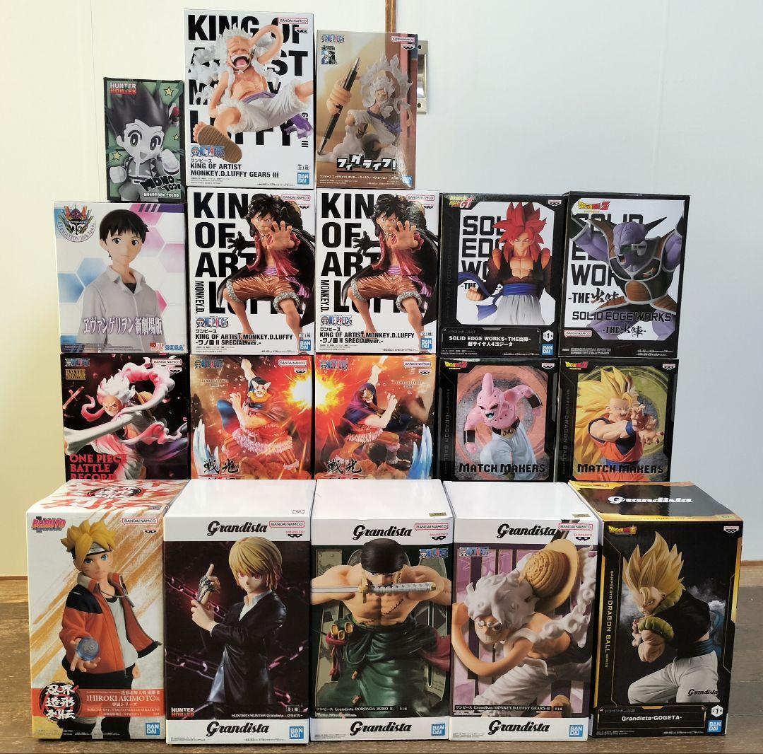 ジャンプ系プライズフィギュア18体セット！！