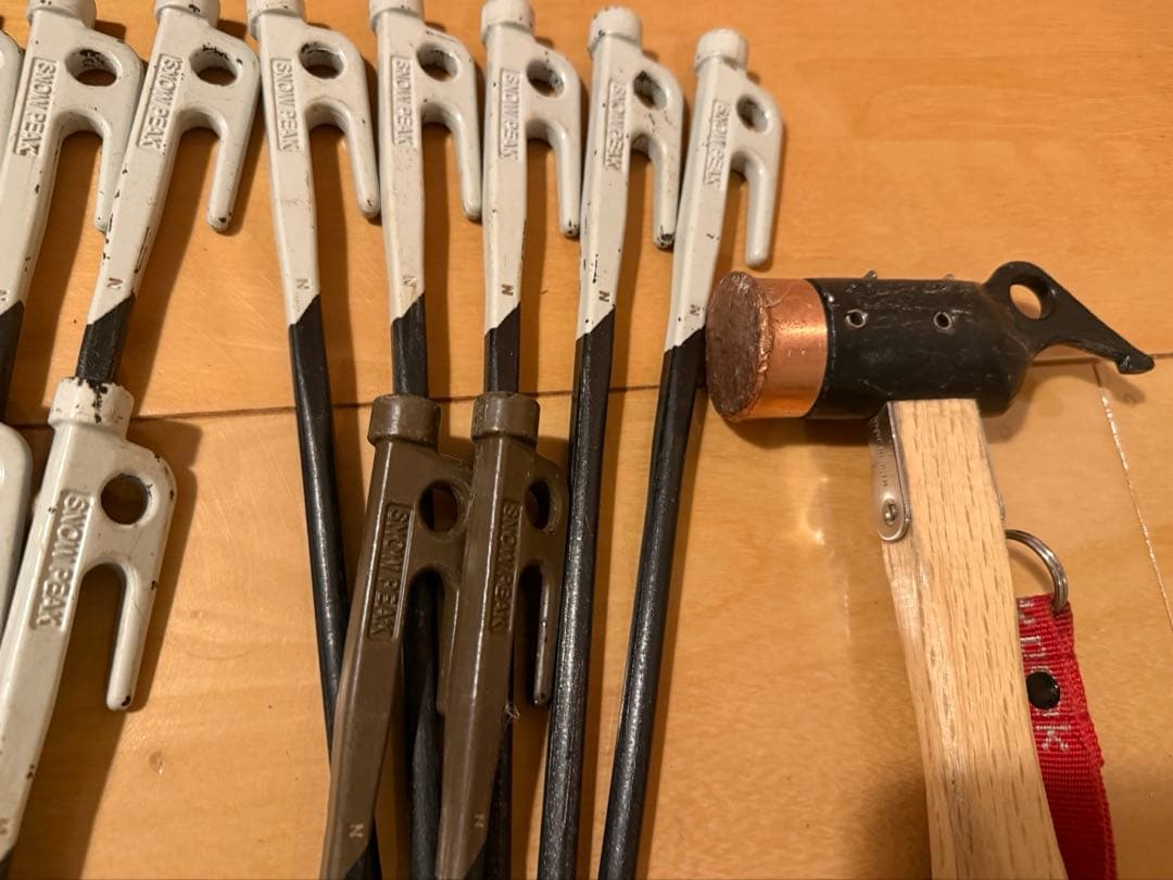 スノーピーク　ペグ＆ハンマー＆ケースセット