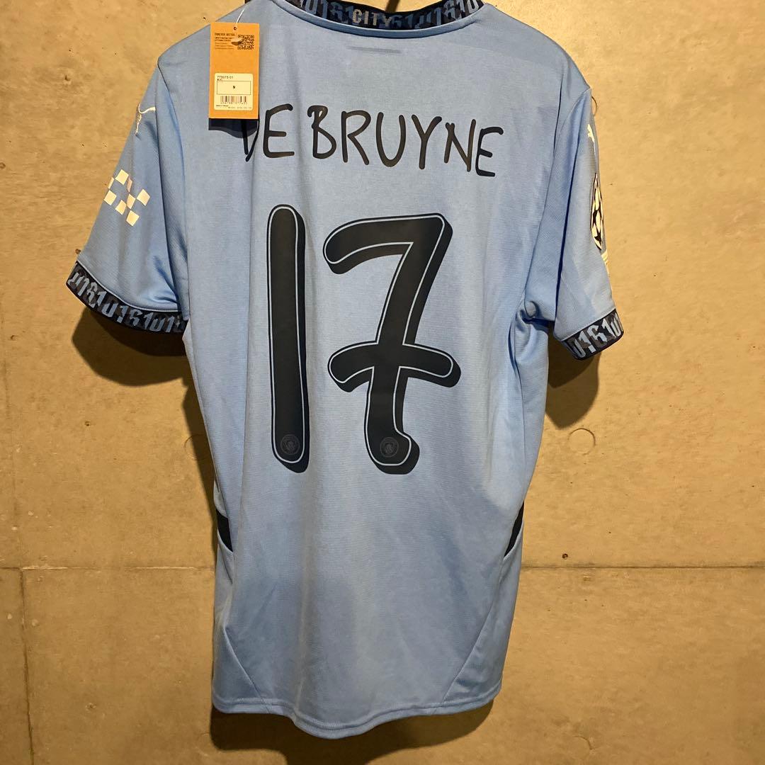 デ・ブライネ　マンチェスター・シティ　 24/25　ホーム　CL仕様