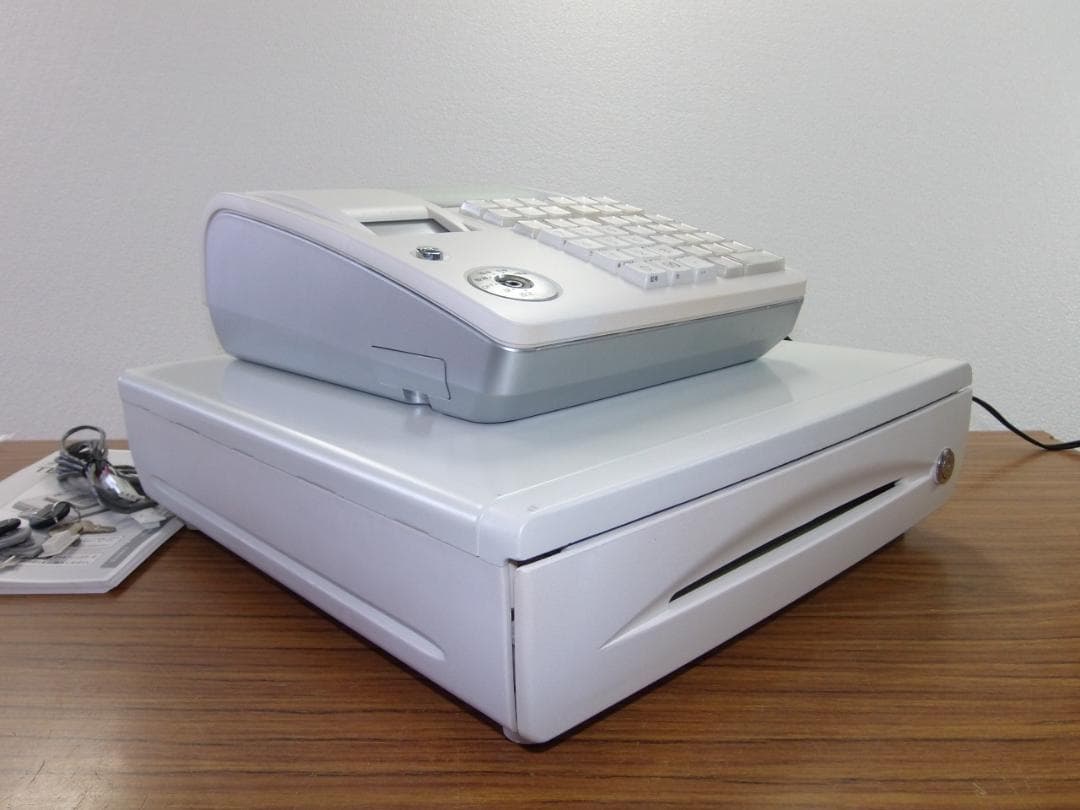 CASIO TE-340-WE レジスターかなめくり機能レジスター4170320