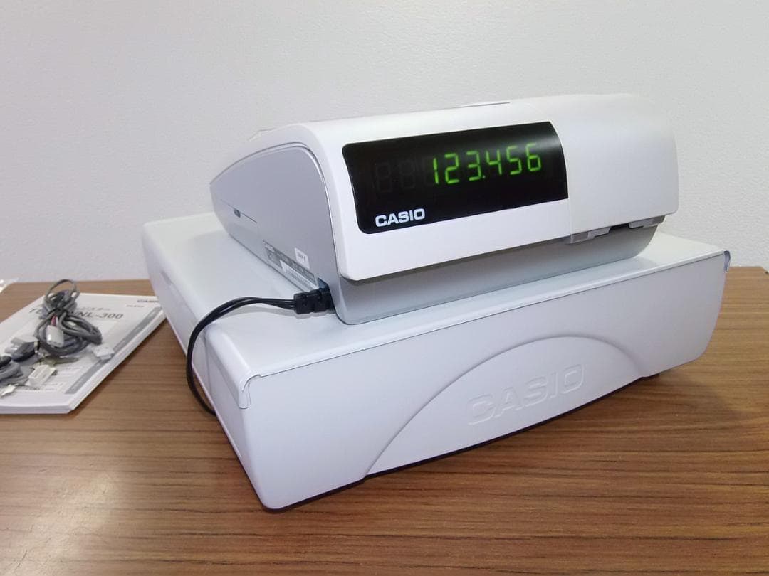 CASIO TE-340-WE レジスターかなめくり機能レジスター4170320