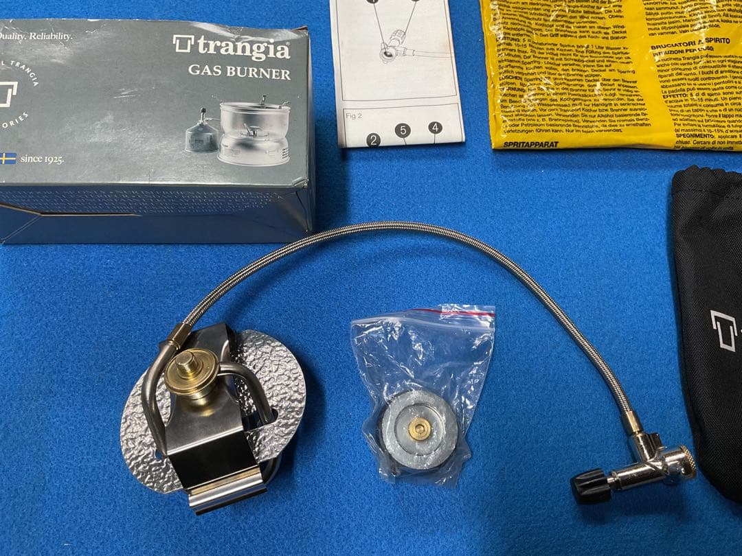 希少品trangiaレギュレーター機能・純正品GAS・BURNER動作良好超美品