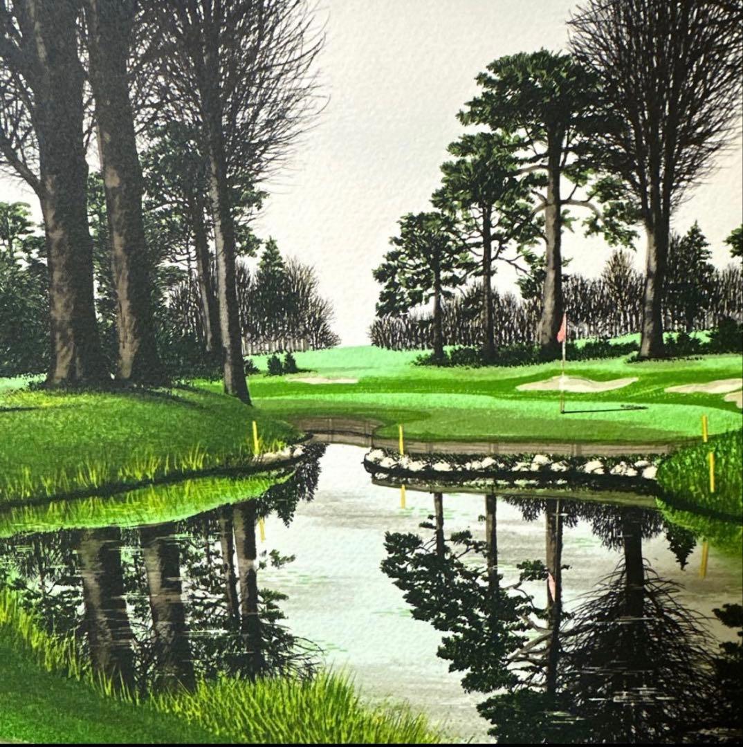 デペルト　真作保証　リトグラフ 美術品　ゴルフ場　　絵画
