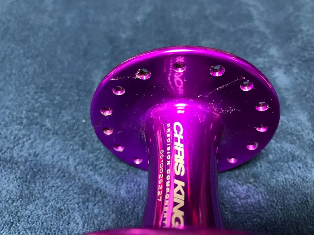 Chris king クリスキング 前後ハブ violet