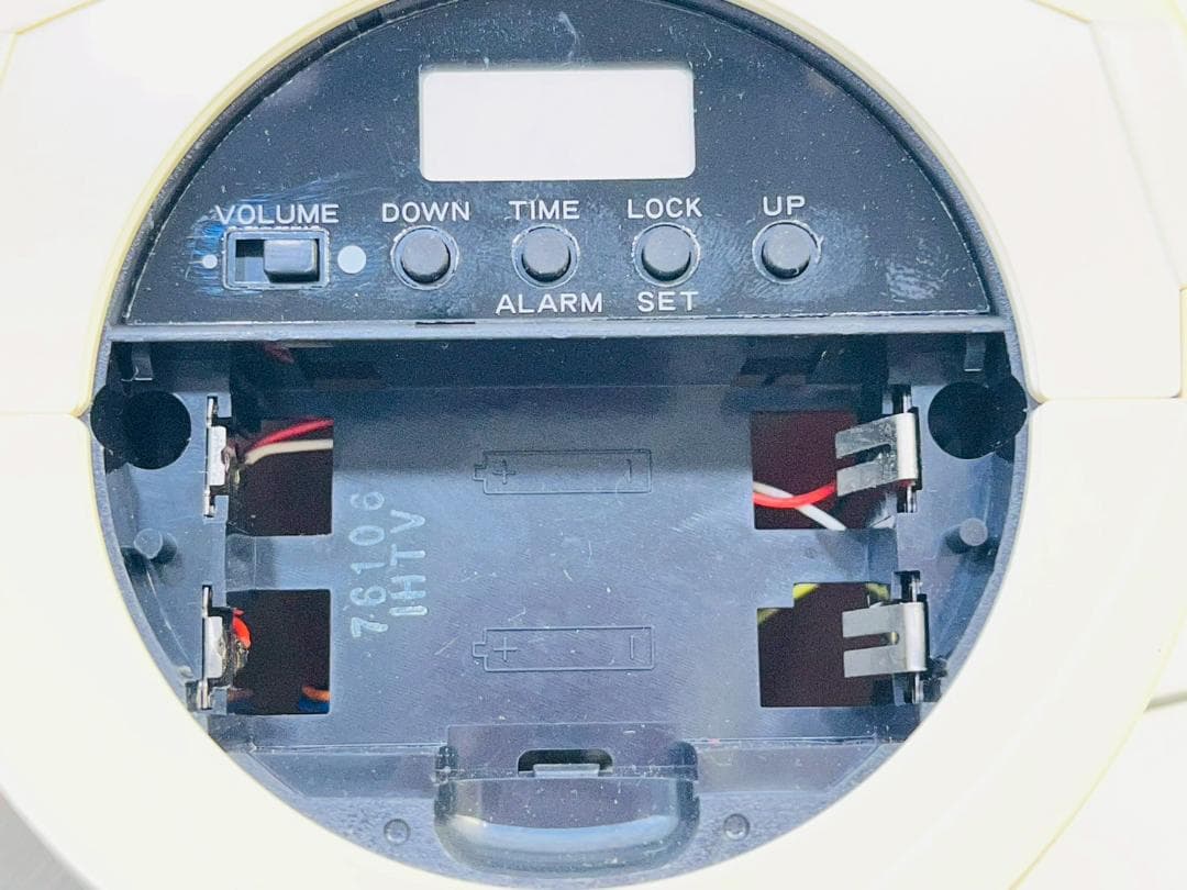 169Z 稼働品 元気が出るテレビ たけし招き猫 目覚まし時計