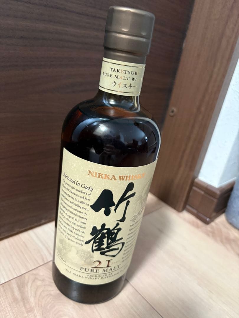 【土日限定値下げ】ニッカウイスキー　竹鶴21 未開栓　旧ボトル