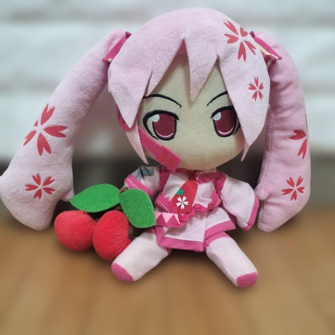 桜ミク　サクラミク　ピンクぬいぐるみ　　希少　初音ミク