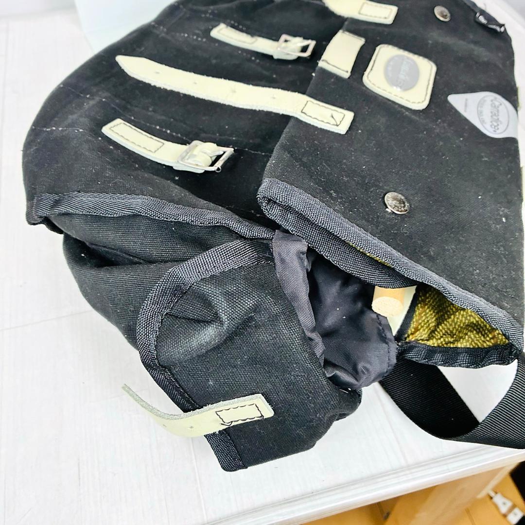 ★美品★ Carradice サドルバッグ 英国製 自転車 本革 キャンバス 黒