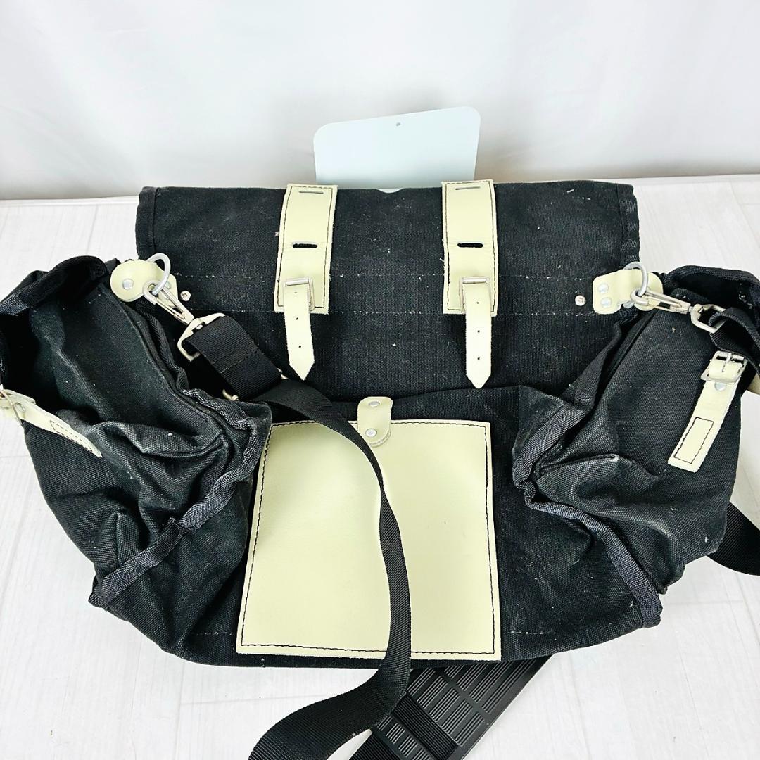 ★美品★ Carradice サドルバッグ 英国製 自転車 本革 キャンバス 黒