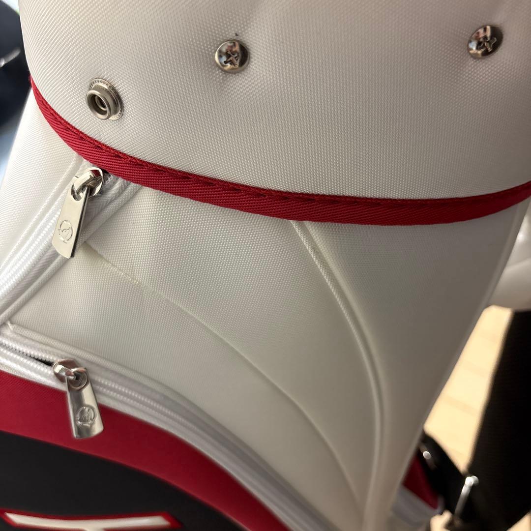 新品美品　本間ゴルフクラブバック　ホワイトブラック9インチCB1253 9