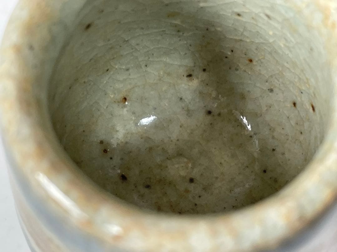 陶芸家　作家物　作者不明　呉須　辰砂　猪口　ぐい呑　酒器　民芸　河井寛次郎　？