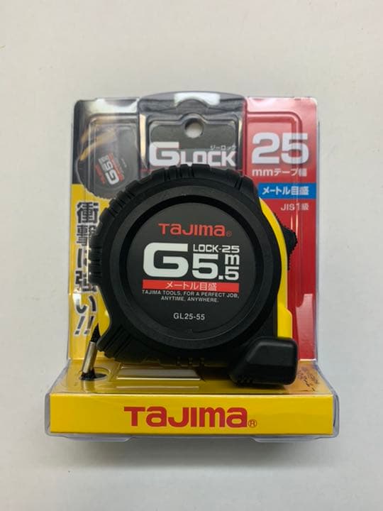 タジマ スケール コンベックス Gロック-25 GL25-55BL×5個