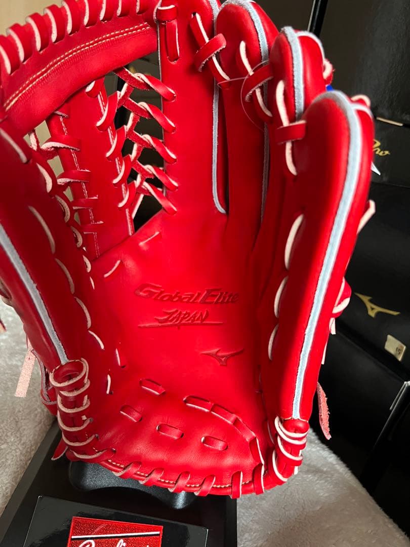 【希少　日本製】ミズノ　グローバルエリート　硬式外野手用　野球　グラブ