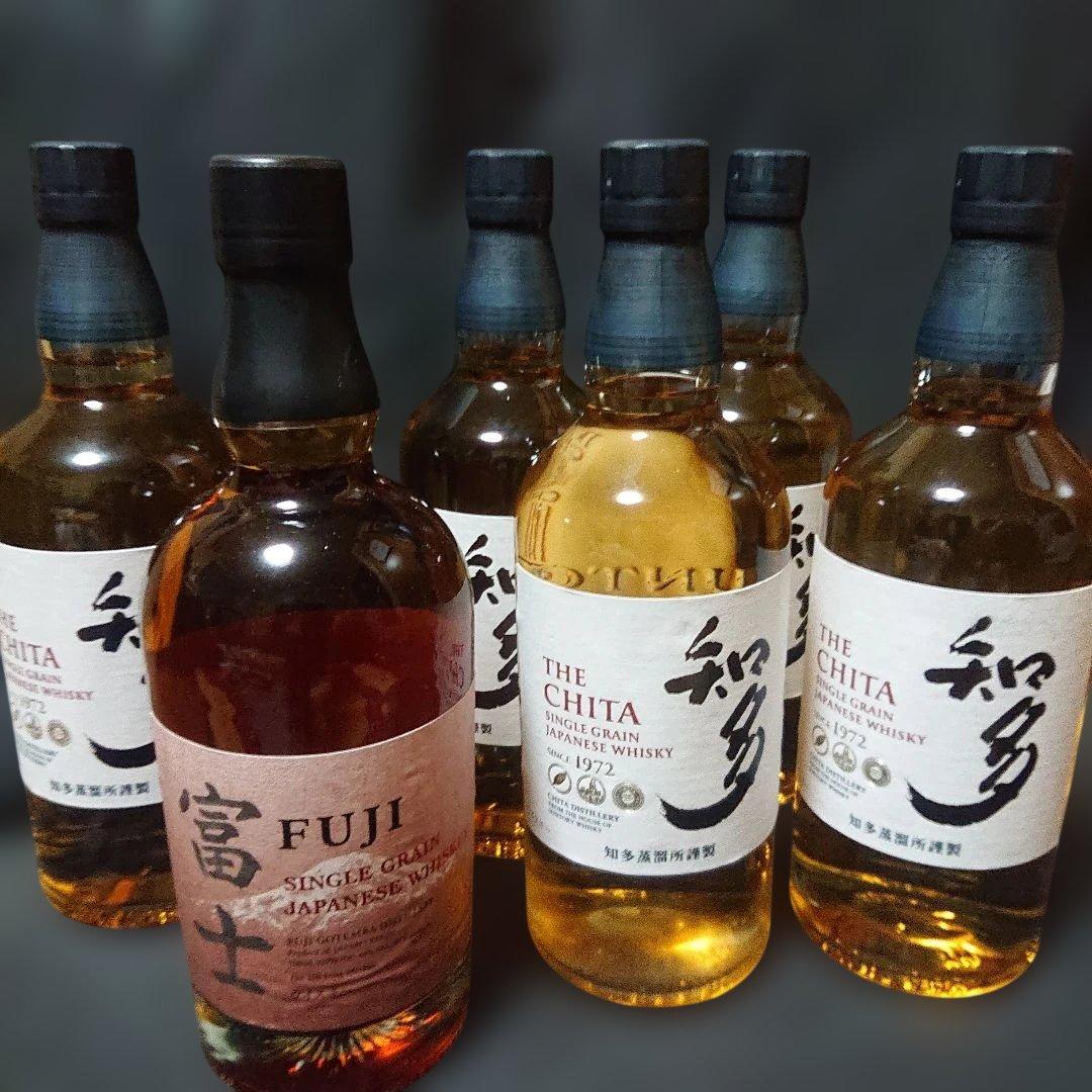 サントリー知多700ml ×５ キリン富士シングルグレーン