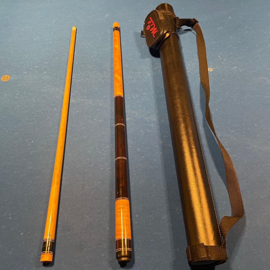 ビリヤードキュー Mit cues ストレート　ノーラップ　3/8-11山