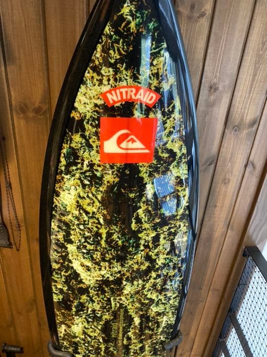 ナイトレイド x クイックシルバー　サーフボード　リアルウィード　nitraid