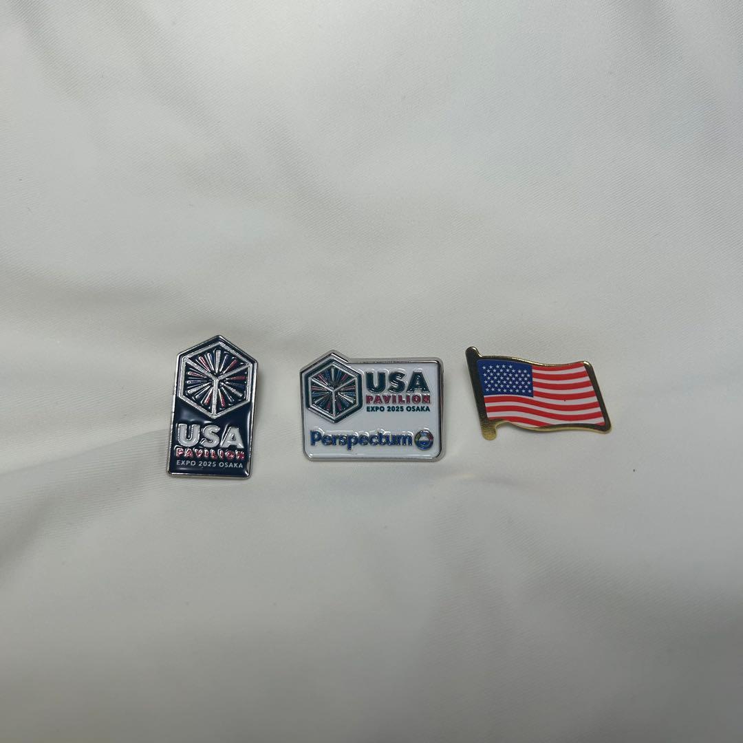 USA ピンバッジセット 3 pins