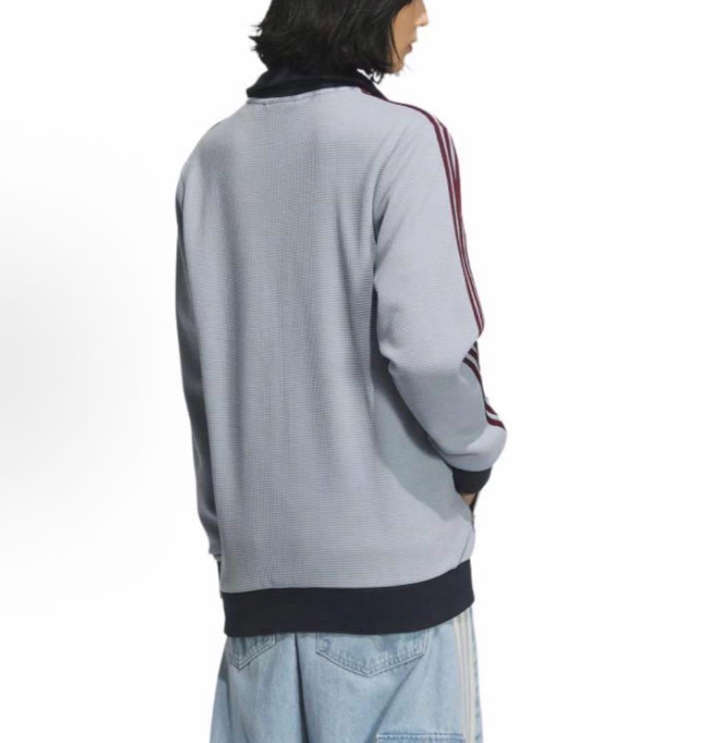 日本未発売L Adidas 長袖ジャケット シルバーグレー KB8953