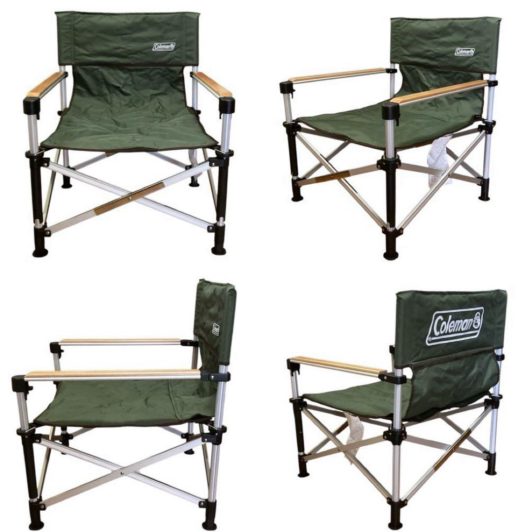 Coleman 2WAYキャプテンチェア 2脚セット　コールマン　赤　緑