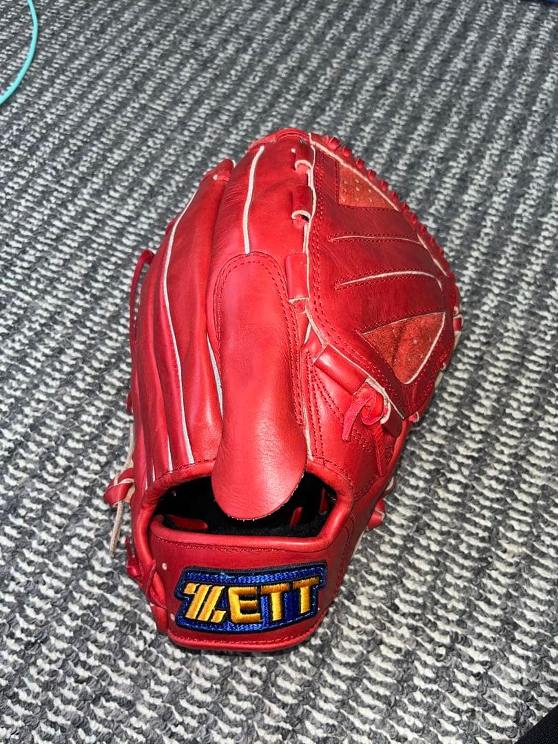 ZETT レッド 野球グローブ