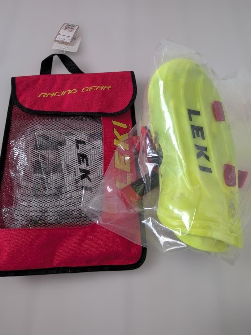 LEKI レガース シンガード ジュニア ステッカー 袋付き