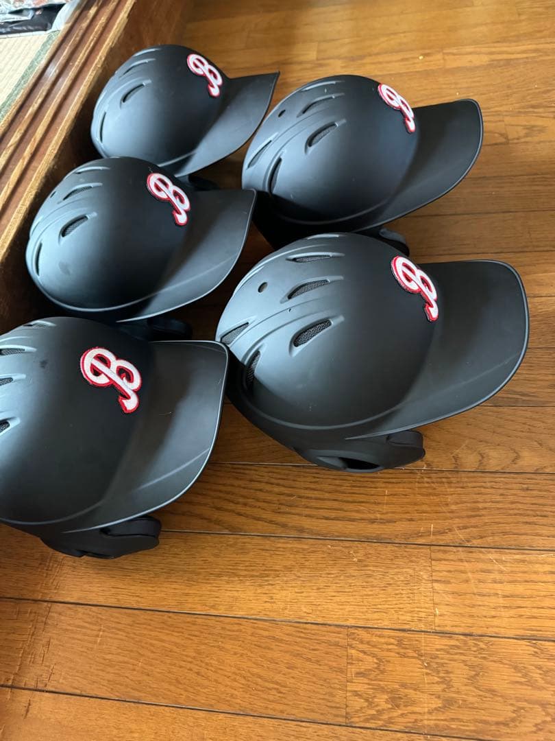 ミズノ製 両耳 つや消しヘルメット