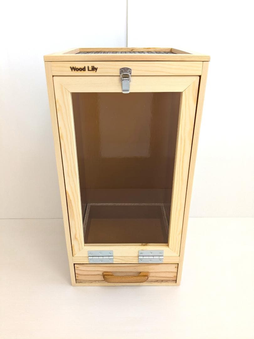 【アウトレット１点限定】縦型引き出し付きケージW301×D300×H592mm