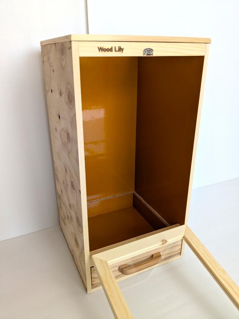 【アウトレット１点限定】縦型引き出し付きケージW301×D300×H592mm