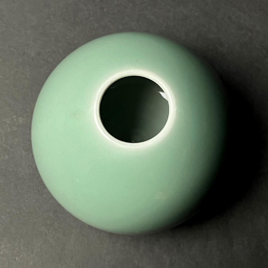 唐物 粉青釉水丞 大清康煕年製 款 中国古玩 美術 SN547